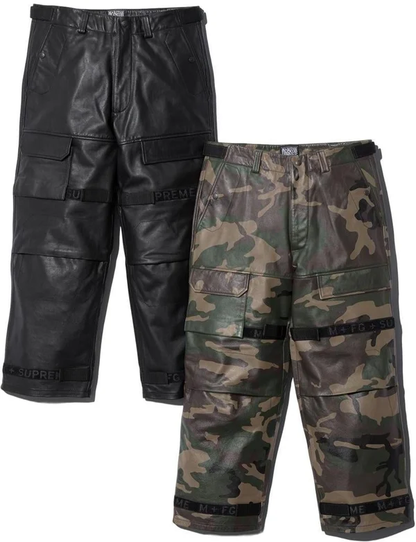 Supreme Marithé + François Girbaud Shuttle Tape Leather Cargo Pant - Product Image