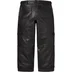 Supreme Marithé + François Girbaud Shuttle Tape Leather Cargo Pant - Black (front)