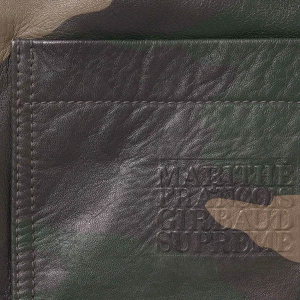 Supreme Marithé + François Girbaud Shuttle Tape Leather Cargo Pant - Woodland Camo (front)