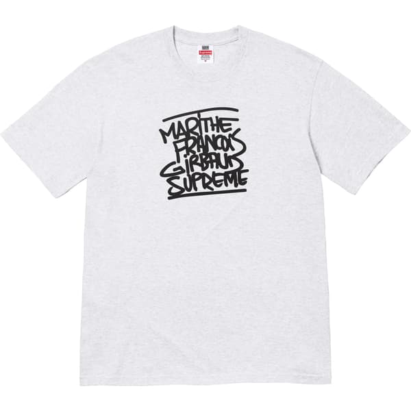 Supreme Marithé + François Girbaud Tee - Ash Grey (front)