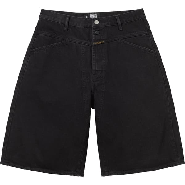Supreme Marithé + François Girbaud X-Seam Baggy Denim Short - Black (front)