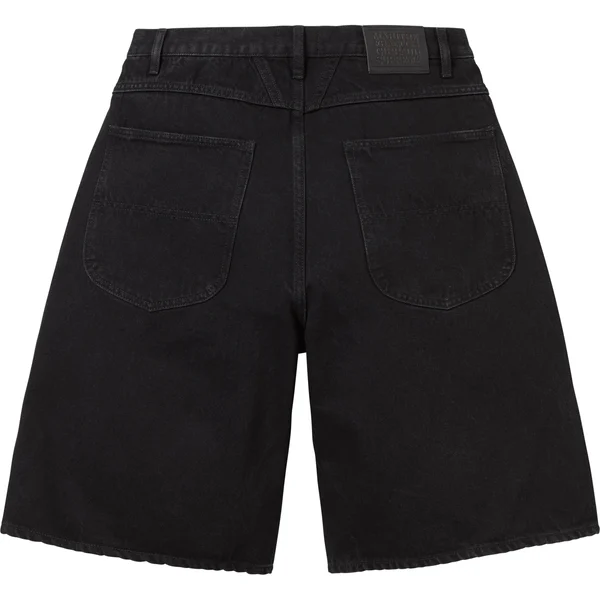 Supreme Marithé + François Girbaud X-Seam Baggy Denim Short - Black (front)