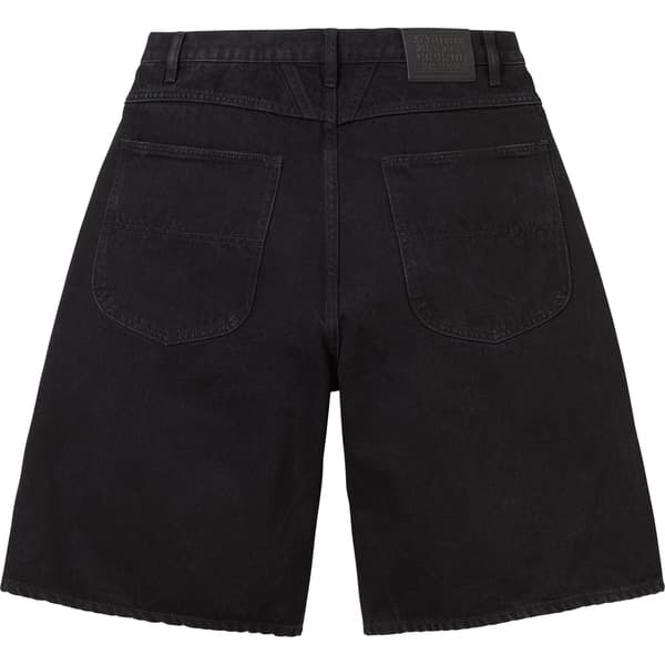 Supreme Marithé + François Girbaud X-Seam Baggy Denim Short - Black (front)