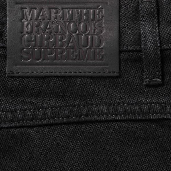 Supreme Marithé + François Girbaud X-Seam Baggy Denim Short - Black (front)