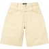 Supreme Marithé + François Girbaud X-Seam Baggy Denim Short - Pale Yellow (front)