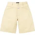 Supreme Marithé + François Girbaud X-Seam Baggy Denim Short - Pale Yellow (front)