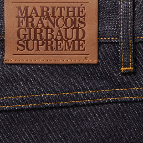 Supreme Marithé + François Girbaud X-Seam Baggy Denim Short - Rigid Indigo (front)