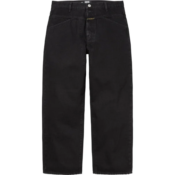 Supreme Marithé + François Girbaud X-Seam Baggy Jean - Black (front)