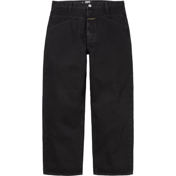 Supreme Marithé + François Girbaud X-Seam Baggy Jean - Black (front)