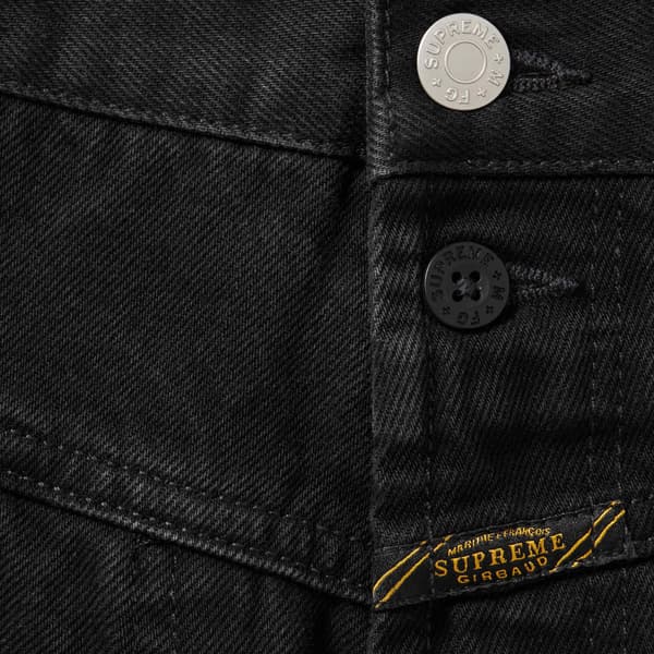 Supreme Marithé + François Girbaud X-Seam Baggy Jean - Black (front)