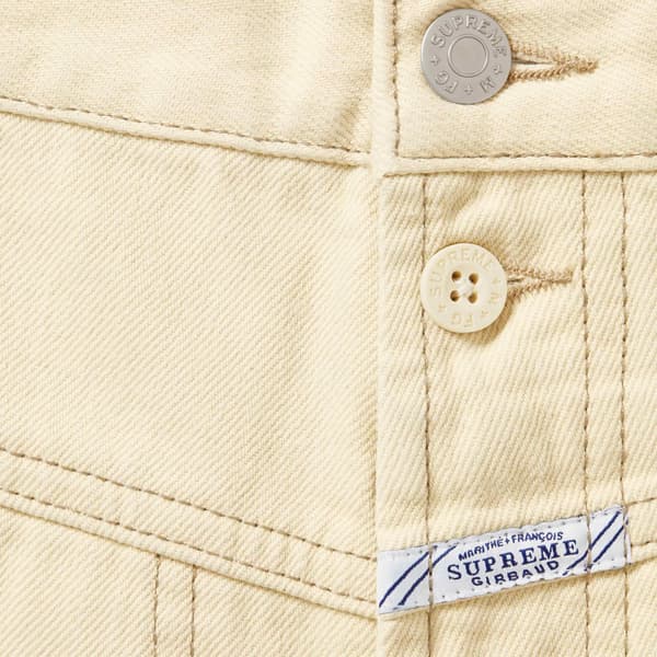 Supreme Marithé + François Girbaud X-Seam Baggy Jean - Pale Yellow (front)