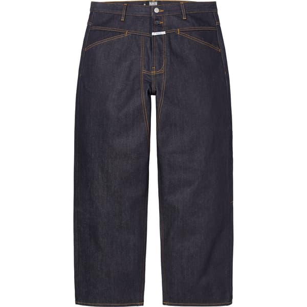 Supreme Marithé + François Girbaud X-Seam Baggy Jean - Rigid Indigo (front)