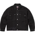 Supreme Marithé + François Girbaud X-Seam Denim Trucker Jacket - Black (front)
