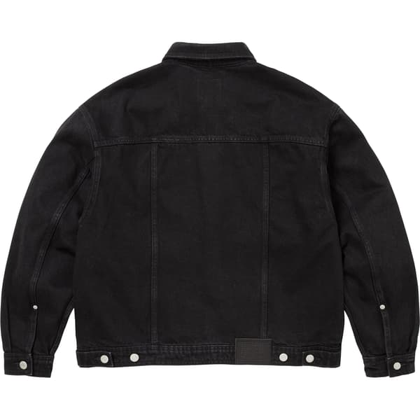 Supreme Marithé + François Girbaud X-Seam Denim Trucker Jacket - Black (front)