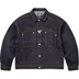 Supreme Marithé + François Girbaud X-Seam Denim Trucker Jacket - Rigid Indigo (front)