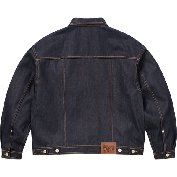 Supreme Marithé + François Girbaud X-Seam Denim Trucker Jacket - Rigid Indigo (front)