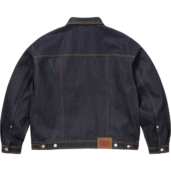 Supreme Marithé + François Girbaud X-Seam Denim Trucker Jacket - Rigid Indigo (front)