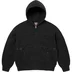 Supreme Marithé + François Girbaud Zip Up Hooded Sweatshirt - Black (front)