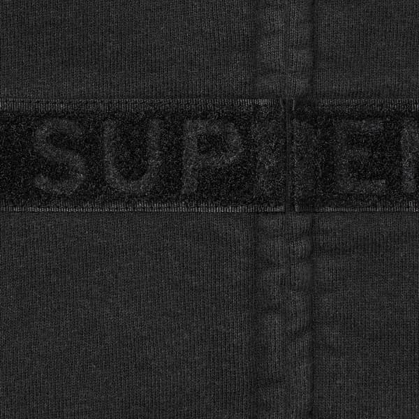 Supreme Marithé + François Girbaud Zip Up Hooded Sweatshirt - Black (front)