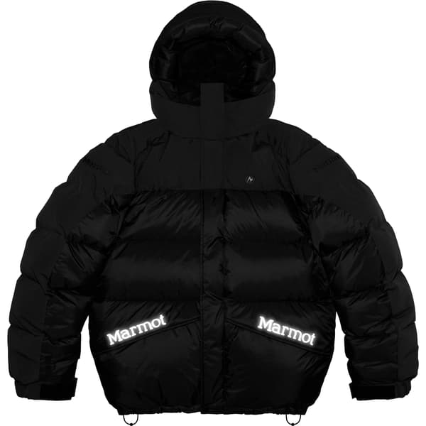 Supreme Marmot 800-Fill Down Parka - Black (front)