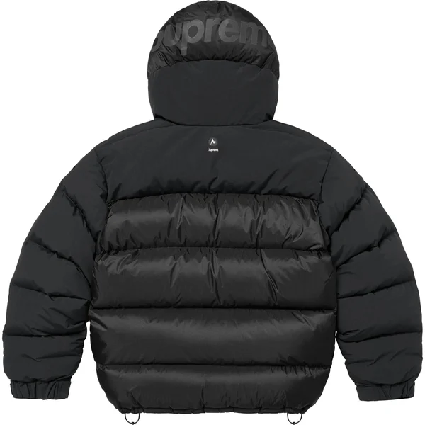 Supreme Marmot 800-Fill Down Parka - Black (front)