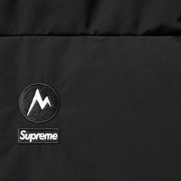 Supreme Marmot 800-Fill Down Parka - Black (front)