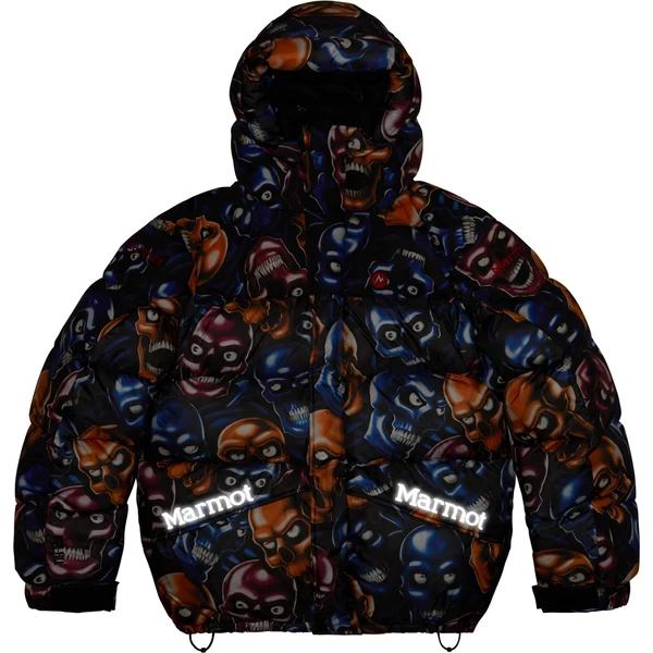 Supreme Marmot 800-Fill Down Parka - Skull Pile (front)