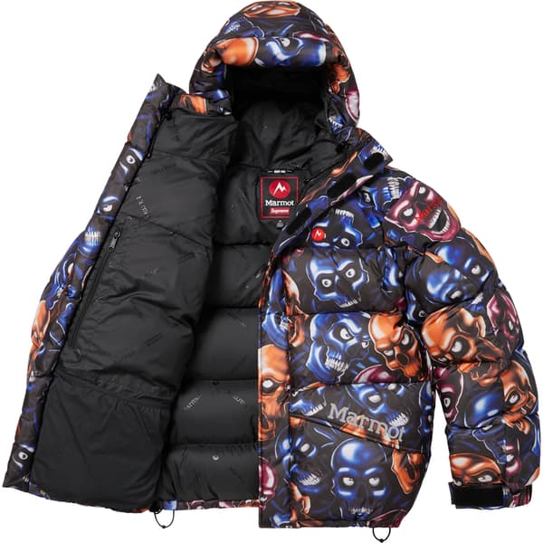 Supreme Marmot 800-Fill Down Parka - Skull Pile (front)