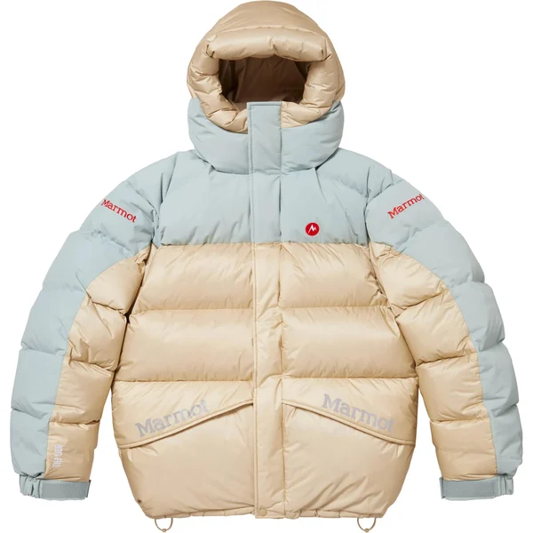 Supreme Marmot 800-Fill Down Parka - Tan (front)