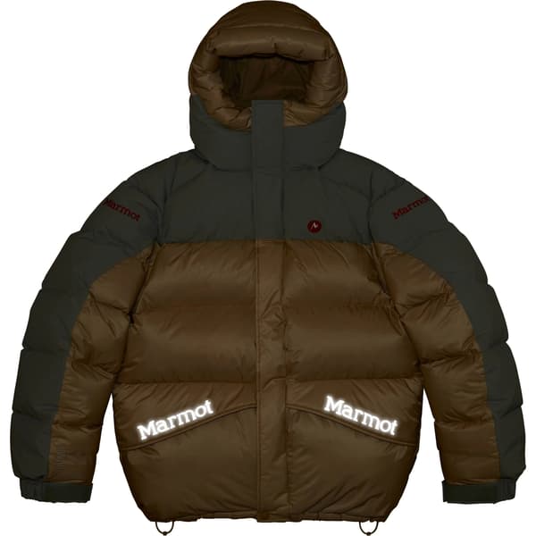 Supreme Marmot 800-Fill Down Parka - Tan (front)