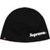 Supreme Marmot Base Layer Beanie - Black (front)