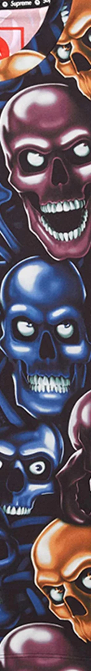 Supreme Marmot Base Layer L/S Top - Skull Pile (front)