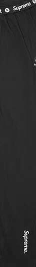 Supreme Marmot Base Layer Pant - Black (front)