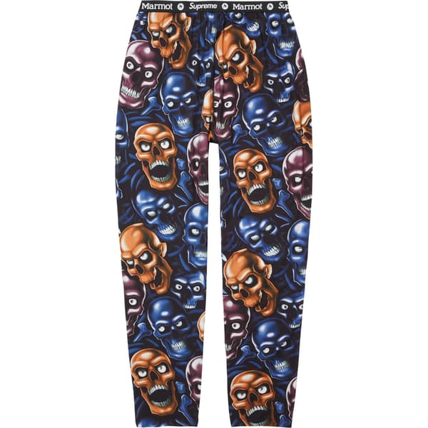 Supreme Marmot Base Layer Pant - Skull Pile (front)