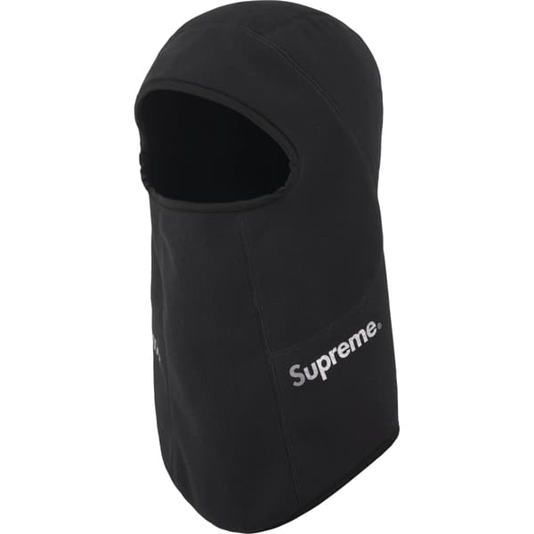 Supreme Marmot Fleece Balaclava - Black (front)