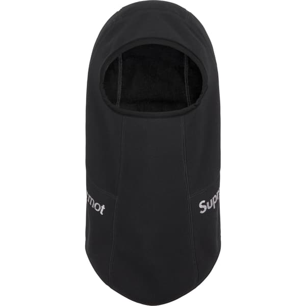 Supreme Marmot Fleece Balaclava - Black (front)