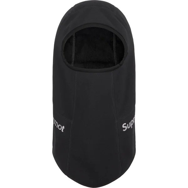 Supreme Marmot Fleece Balaclava - Black (front)