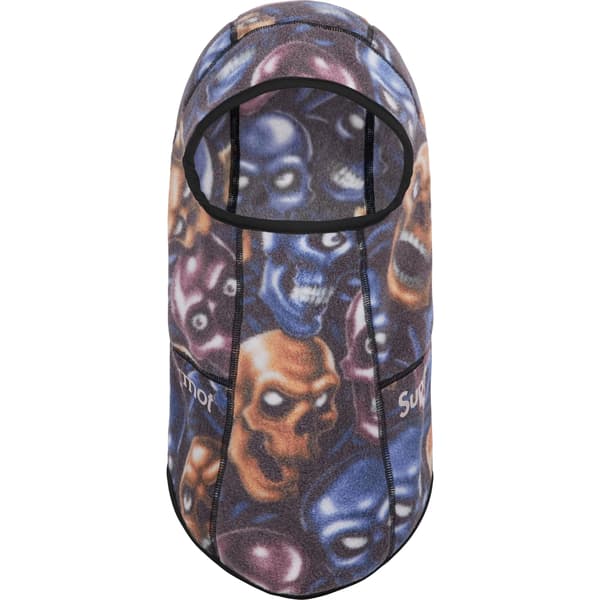 Supreme Marmot Fleece Balaclava - Skull Pile (front)
