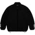 Supreme Marmot Fleece Jacket - Black (front)