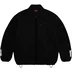 Supreme Marmot Fleece Jacket - Black (front)