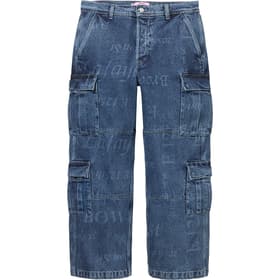 Supreme Martine Rose Denim Cargo Pant Washed Blue