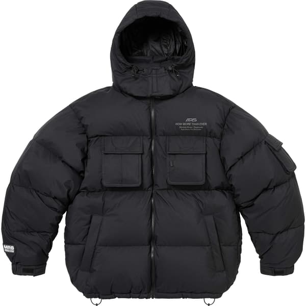 Supreme Martine Rose Down Puffer Jacket - Black (front)