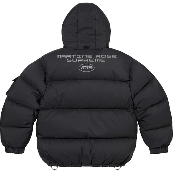 Supreme Martine Rose Down Puffer Jacket - Black (front)