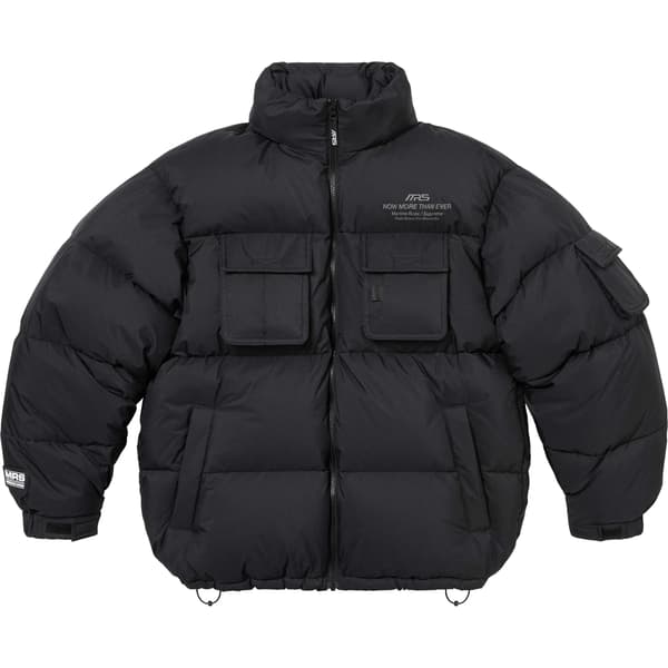 Supreme Martine Rose Down Puffer Jacket - Black (front)