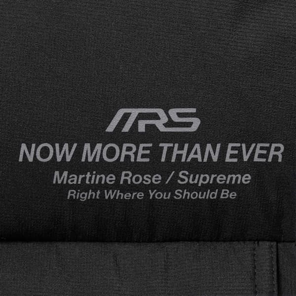 Supreme Martine Rose Down Puffer Jacket - Black (front)