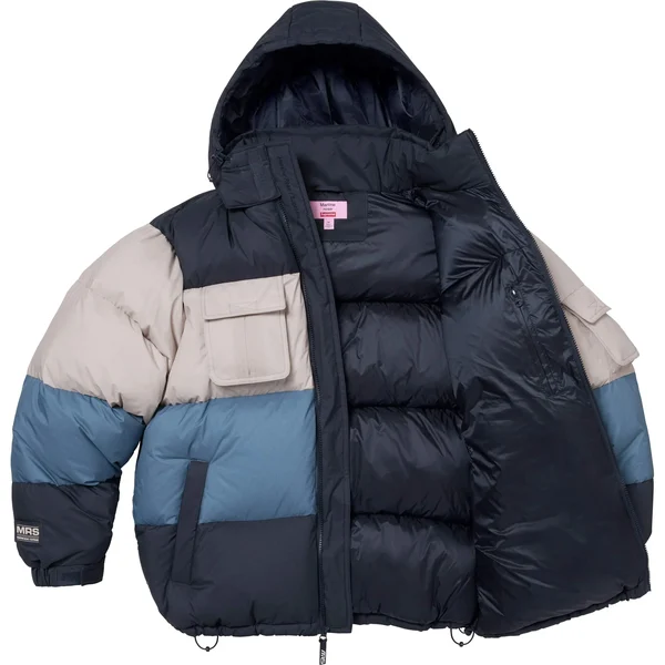 Supreme Martine Rose Down Puffer Jacket - Multicolor (front)