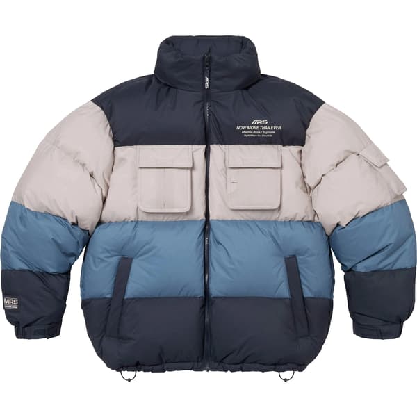 Supreme Martine Rose Down Puffer Jacket - Multicolor (front)