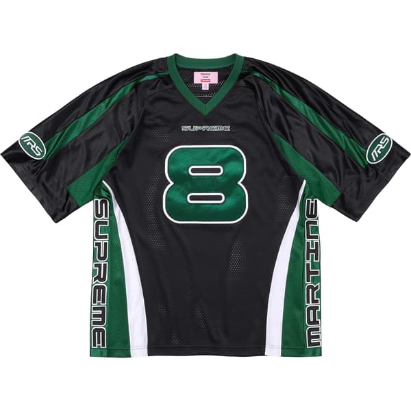 Supreme Martine Rose Football Jersey - Black (front)