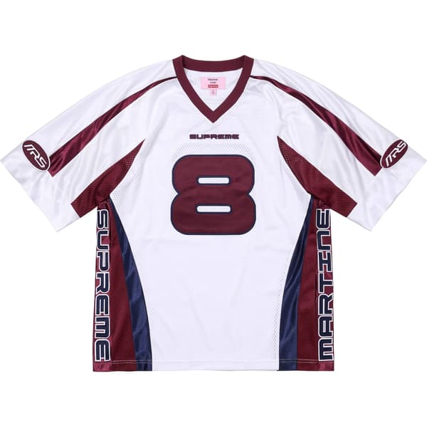 Supreme Martine Rose Football Jersey - White (front)