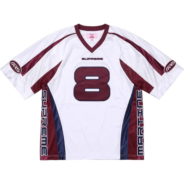 Supreme Martine Rose Football Jersey - White (front)